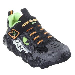 Boys' Skech-O-Saurus - Rapid-Dino - Black/Lime size 3.5